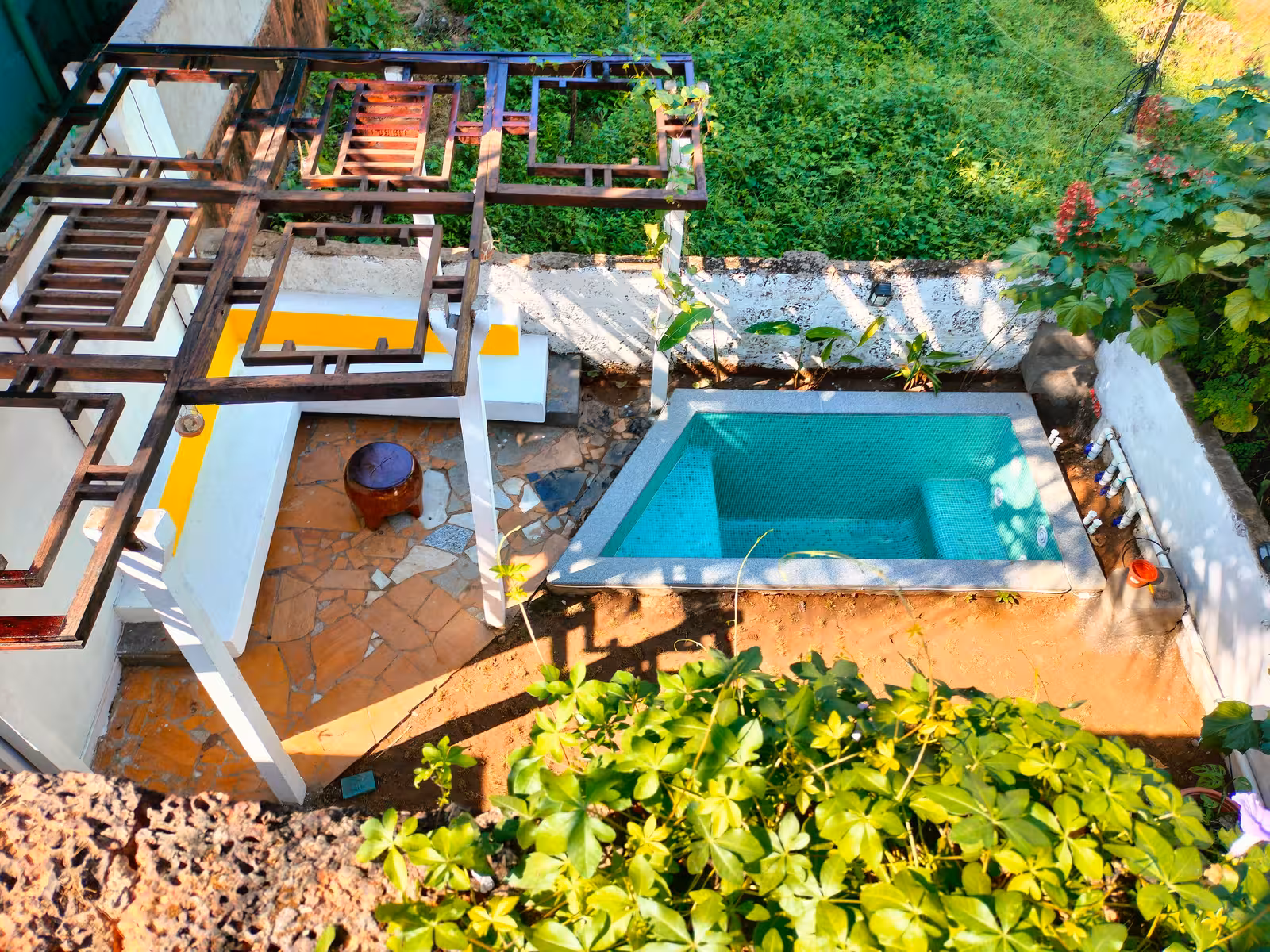 Independent 2BHK villa with private pool for rent in Arambol, North Goa